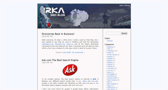 Desktop Screenshot of blog.irkawebpromotions.com